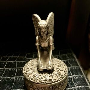 Silver Fairy Figurine